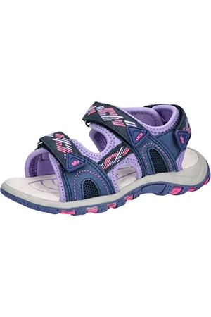 LICO Luca V Sandals, Navy, Purple, Pink, 12 UK Child