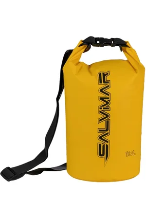 SALVIMAR Drybag Bag Shoulder Bag Adjustable Shoulder Straps Waterproof for Kayaking, Boating, Canoeing, Fishing, Rafting, Beach, Snowboarding, , 10 lt., Waterproof Sports Bag
