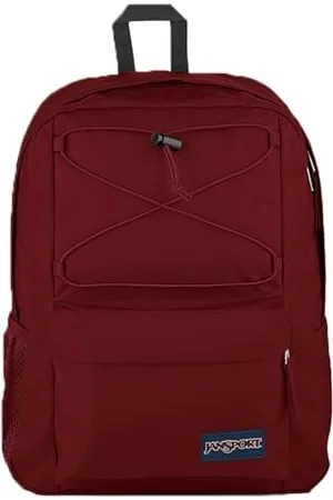 JanSport Flex Pack Backpack, 15 inch Padded Laptop Compartment, (Red)