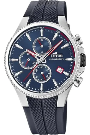 Lotus Mens Chronograph Quartz Watch with Rubber Strap 18621/1