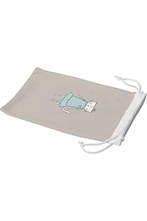 Bonamaison Digitally Printed Glasses Pouch, Sunglasses Pouch, 100% Cotton, Soft & Slim, Protective Glasses Case with Drawstring Closure, 1 Piece, 11x19 cm