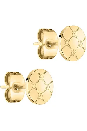 Tamaris Logomania Stud Earrings, Standard, Stainless Steel, No Gemstone
