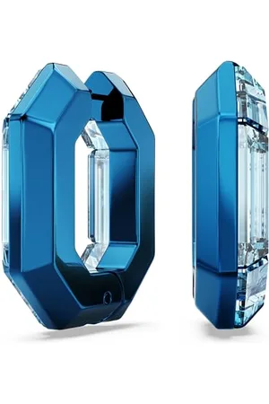 Swarovski Lucent hoop earrings, Octagon shape, Small