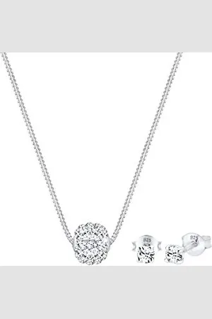 Elli Jewelry Set Basic Crystals 925 Sterling