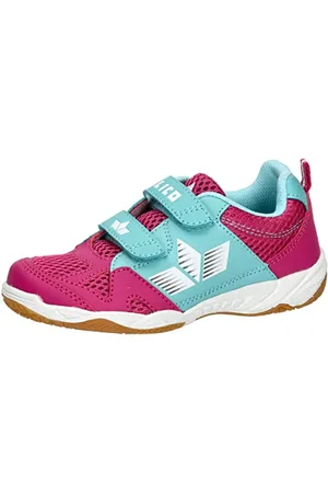 LICO Sport V Indoor Court Shoe, Pink/türkis/Weiss, 6.5 UK