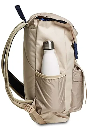 Invicta Backpack, CHAT LEGACY, Eco-friendly Knapsack, For Office, Day Trips & Commuting, For School, Sport, Free Time, with Side Pockets & Laptop Sleeve, Italian Design, white