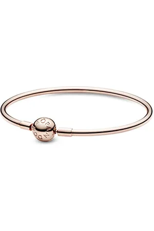 PANDORA Icons 14k Rose gold-plated bangle, 17