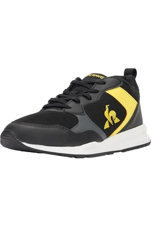 Le Coq Sportif R500 GS Black/Blazing Yellow Sneaker, 7 UK