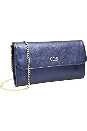 Alessandro Leather Clutch Bag with Separate Compartments 26 cm x 15 cm x 5 m, , One Size