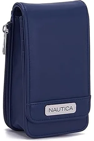Nautica Catalina Vegan Leather RFID Womens Crossbody Cell Phone Purse Holder Wallet,