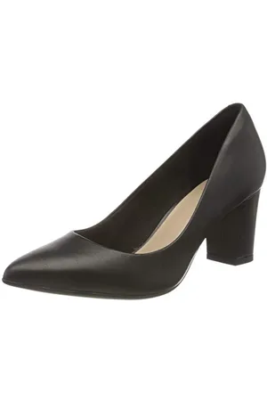 Clarks Aubrie Sun, Women’s Closed-Toe Pumps, Black (Black Leather), 5.5 UK (39 EU)