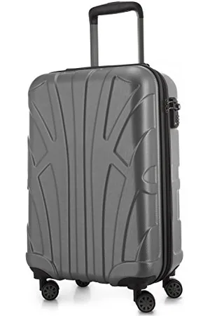 SUITLINE Hand Luggage, Cabin Trolley, Hardshell Suitcase, 100% ABS, 55 cm, 34 liters