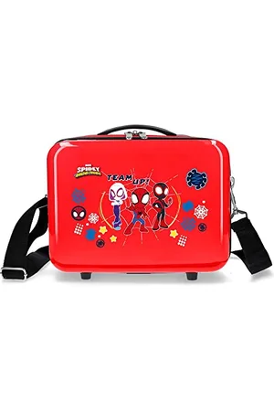Marvel Spiderman Spidey and Friends Adaptable Toiletry Bag with Shoulder Strap 29x21x15 cms Rigid ABS 9.14L 0.6 kgs