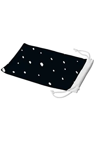 Bonamaison Digitally Printed Glasses Pouch, Sunglasses Pouch, 100% Cotton, Soft & Slim, Protective Glasses Case with Drawstring Closure, 1 Piece, 11x19 Cm