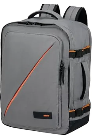 American Tourister American Tourist Take2cabin - Easyjet Cabin Bag 36 x 20 x 45 cm, 38 l, 0.70 kg, Hand Luggage, Airplane Backpack M UnderSeater, Gray (Dark Gray)