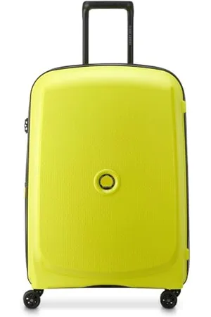 Delsey Belmont Plus - Slim Hard Cabin Suitcase, Green, L (71cm) Matière Recyclée, Recycled Material