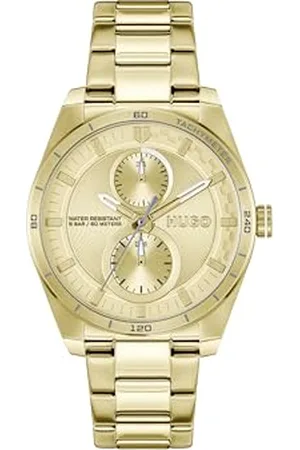 HUGO BOSS Analogue Multifunction Quartz Watch for Women #Fast for HER Collection with Stainless Steel Bracelet