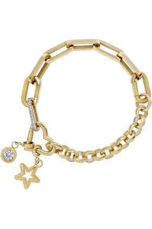 Ixxxi Connect Goud Seed Frame Bracelet, 19.5cm, Stainless Steel, No Gemstone