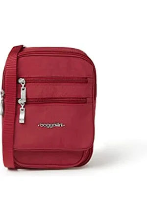 Baggallini Womens JOU878 RFID Journey Crossbody Cross Body red Size: One Size