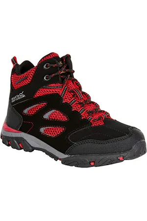 Regatta Kids Holcombe IEP Mid Rise Walking Shoes, Waterproof & Breathable with Hardwearing Outdoor Tread - Perfect for Hiking & Climbing