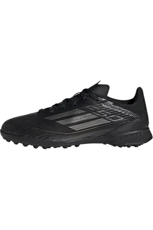 adidas F50 League Football Boots Turf, Core Black/Iron Metallic/Gold, 10.5 UK