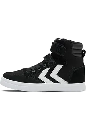 Hummel Slimmer Stadil HIGH JR Hi-Top Trainers, , 7 UK