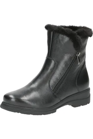 Caprice Warm Lining for Women 9-26409-41 Fashion Boot, Black/White, 3 UK
