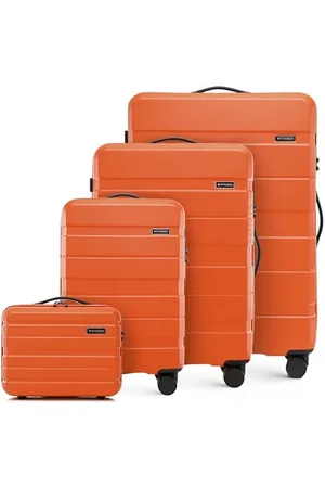 Wittchen COMODO Line Suitcase Set, Hard Luggage, ABS TSA Lock Size S + M + L + Cosmetic Case, , , Koffer-Set 4tlg., Suitcase Set of 4.