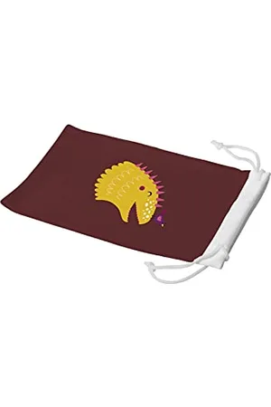 Bonamaison Digitally Printed Glasses Pouch, Sunglasses Pouch, 100% Cotton, Soft & Slim, Protective Glasses Case with Drawstring Closure, 1 Piece, 11x19 cm