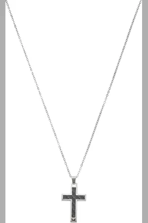 Emporio Armani Necklace for Men , Length: 500mm + 50mm / Size pendant: 25mm x 35mm x 3.5mm Stainless Steel Necklace, EGS1705040