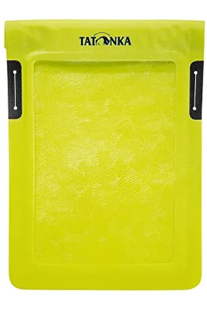 Tatonka WP Dry Bag A6 - Waterproof Mobile Phone Case with Viewing Window for Operating Touch Displays - Waterproof According to IPX7 Standard - 23.5 x 16 cm (Lime)