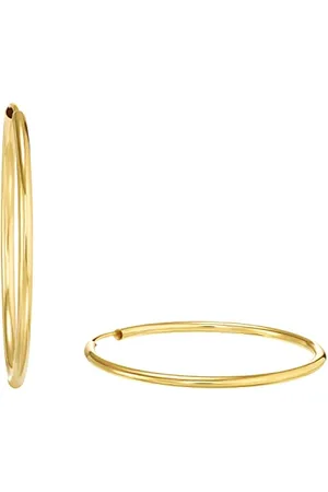 Amor Creoles Ladies Earrings, 3 cm, Gold, Comes in Jewelry Gift Box, 2013681
