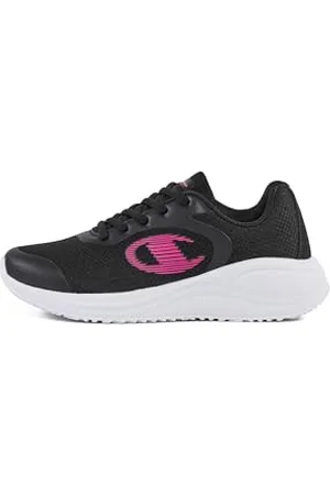 Champion Syphon Engage Mesh G GS Low Sneakers, Nero/Fucsia (KK004), 5 UK