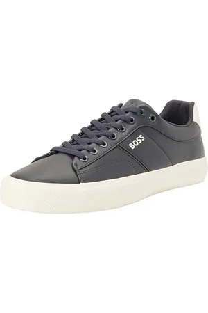 HUGO BOSS Mens Aiden Tenn Cupsole trainers with contrast logo Size 6