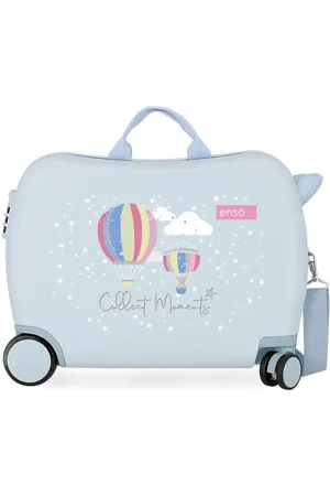 Enso Collect Moments Multicoloured Kids Rolling Suitcase 50 x 38 x 20 cm Rigid ABS Combination Lock 34 Litre 2.1 kg 4 Wheels Hand Luggage