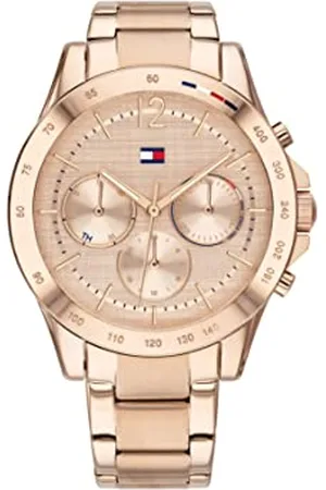 Tommy Hilfiger Analogue Multifunction Quartz Watch for Women with Coloured Stainless Steel Bracelet - 1782197