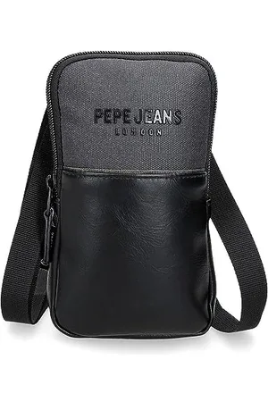 Pepe Jeans Grays Small Shoulder Bag Black 10.5 x 18 x 2 cm Polyester, , One Size, Small Crossbody Bag