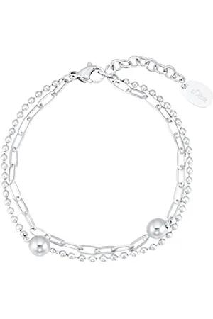 QS by s.Oliver Bracelet stainless steel woman bracelet, 17+3 cm, , comes in jewelry gift box