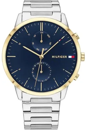 Tommy Hilfiger Analogue Multifunction Quartz Watch for Men with Silver Stainless Steel Bracelet - 1710408