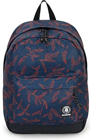 Invicta S.P.A. Carlson BACKPACK - CARLSON - Blue pattern - padded pc pocket - American 27 LT Unisex - Adult