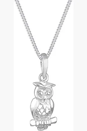 Elli Necklace Owl 925 Sterling Silver