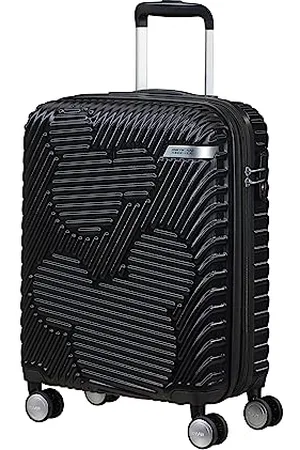 American Tourister American Tourist Mickey Clouds, Spinner S, Expandable Hand Luggage, 55 cm, 38/45 L, Black