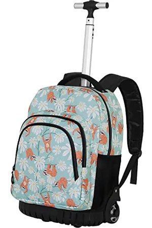 Oh My Pop! Lazy-FAN GTS Trolley Backpack, Turquoise