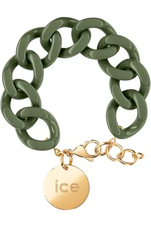 Ice-Watch ICE - Jewellery - Chain bracelet - - Gold - Chunky chain bracelet for women in colour with a gold medal (020923)