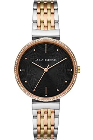 Armani Exchange Watch for Women, Three Hand Movement, 36 mm Multi Stainless Steel Case with a Stainless Steel Strap, AX5911