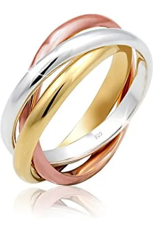 Elli Ring Ladies Trio Wrap Basic in 925 Sterling Silver