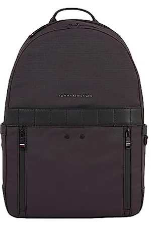 Tommy Hilfiger Men Backpack Elevated 1985 Hand Luggage, Multicolor (Black), One Size