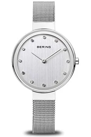 Bering Women Analog Quartz Classic Collection Watch with stainless steel Strap and Sapphire Crystal 12034-000