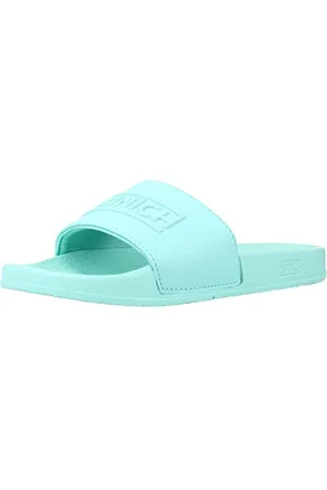 Munich Unisex Flat Slider 3D Logo Flip-Flop, 5 UK