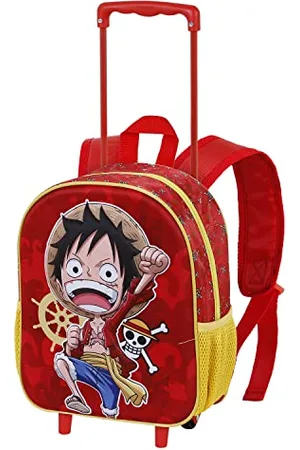 Onepiece Luffy-Small 3D Backpack with Wheels, , 13 x 26 x 34 cm, Capacity 12.5 L
